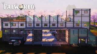 Palworld: Functional Overgrown Factory Base Design