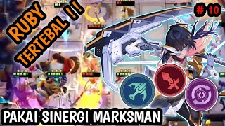 Combo terbaru magic chess .Ruby titan full  tebal hp . pakai sinergi marksman #magicchess