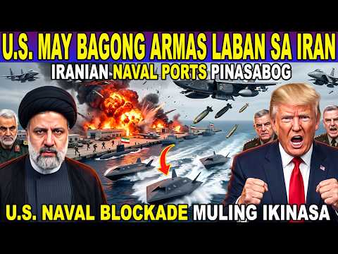 Pano GUMAMIT ng SEA DRONES ang U.S. LABAN sa NAVAL PORTS ng IRAN? U.S. NAVAL BLOCKADE IKINASA ULI!
