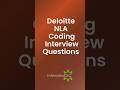 Deloitte Coding Questions 2026 | Real NLA Pattern (Strings, Arrays, SQL) #deloitte #Jobs #interview