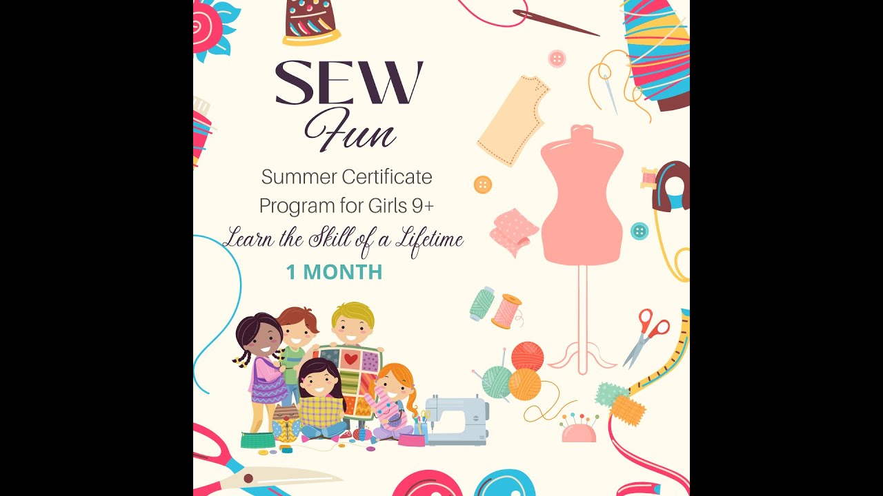 SEWFUN Sewing Classes for Kids beginner intermediate fun Projects YouTube