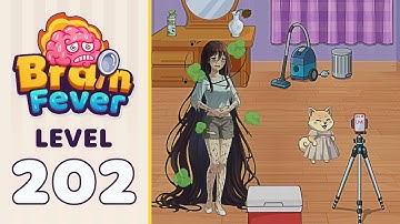 Brain Fever: Puzzle Game Level 202 | Puzzle Solved! 🎯