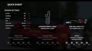rFactor 2: Formula 3 race at Anderstorp