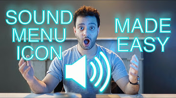 How to Add Volume in Menu Bar in MacOS