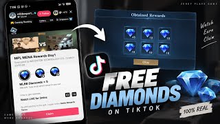 MLBB TIKTOK DROP GET FREE DIAMONDS DAILY / DON'T MISS THE DROP. screenshot 2