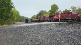 UP & CN Westbound, BNSF Eastbound!  Foreign Power on NS!