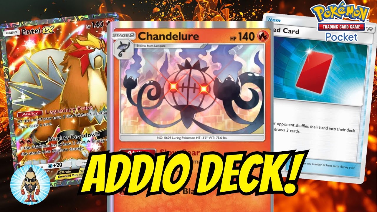 IL DECK CHANDELURE ROVINERA' POKèMON POCKET!