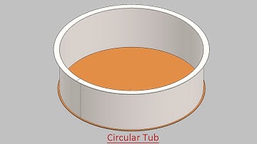 Circular Tub created through Sheet Metal (Video Tutorial) SolidWorks