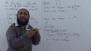 Error and its calculation (Numerical Aspects, part 2)