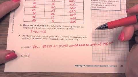 7-1 & 7-2 Video of Lesson