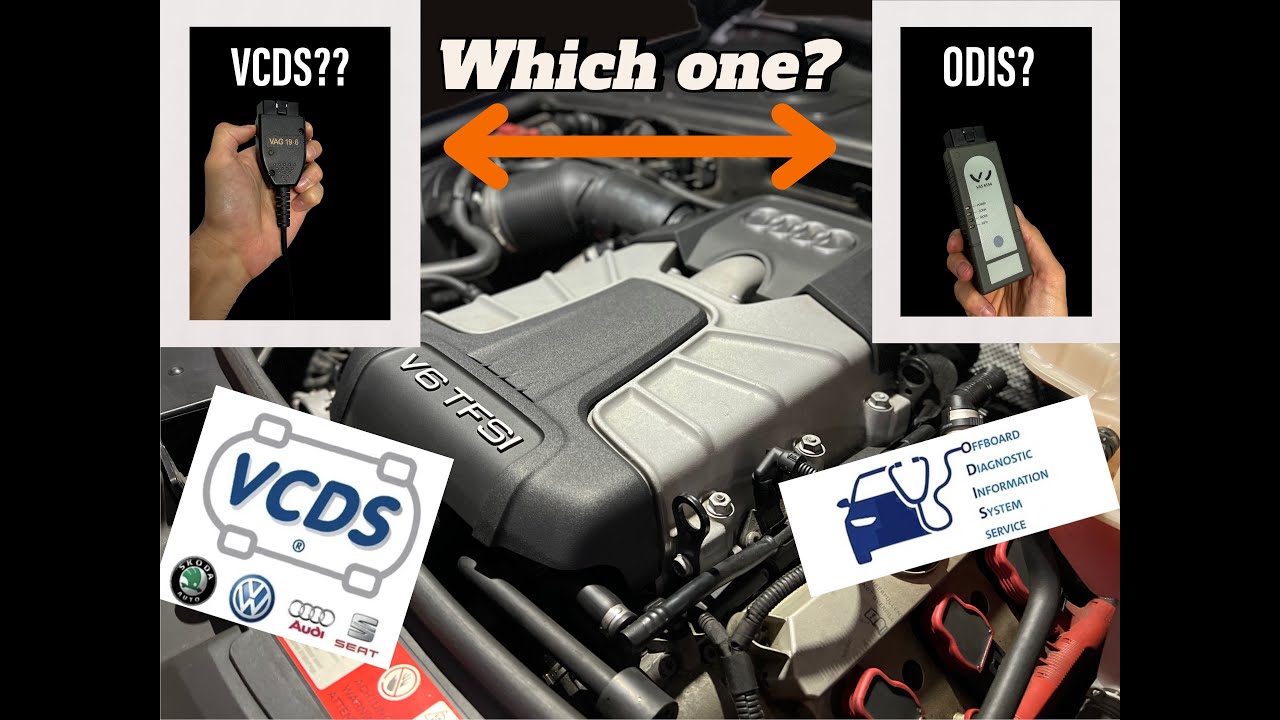 VCDS or ODIS   Scan tool   Comparison and AUTO SCAN  audi  vw  skoda  seat  car