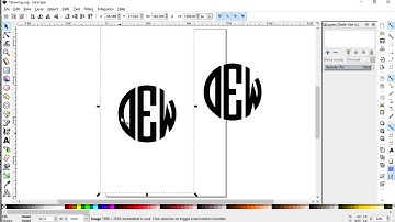 Inkscape Monogram: Tracing the Monogram (Part II)