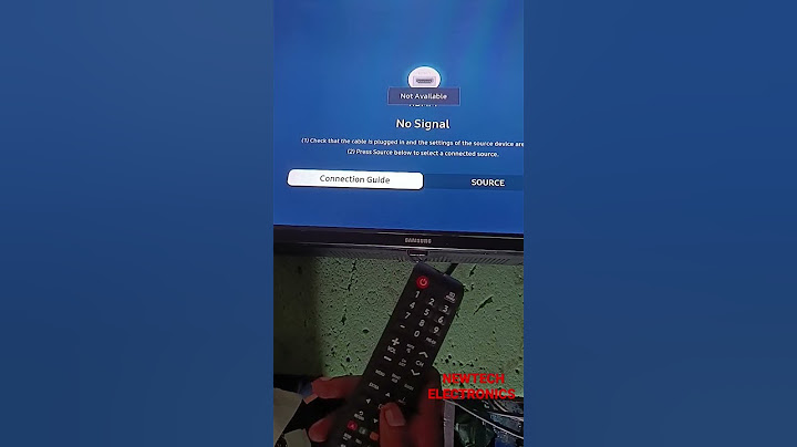 How to open a service menu on Samsung tv : For Authorized Technicians Only