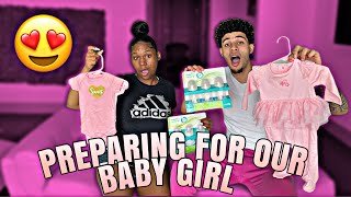 PREPARING FOR OUR BABY GIRL TO GET HERE!💕