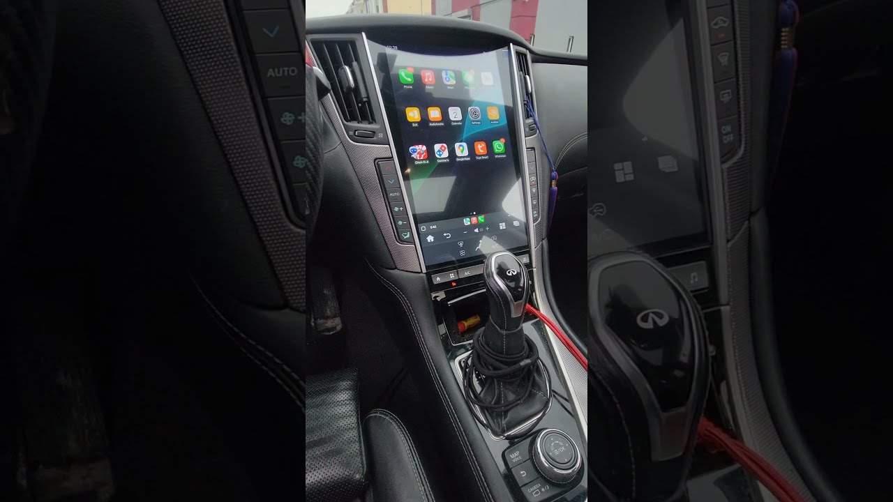 2015 Infiniti Q50 Tesla Screen Automobile Androidcarplay Smartphone Carentertainment Car