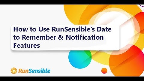 How to Use RunSensible Notifications & Date to Remember for Legal Deadlines