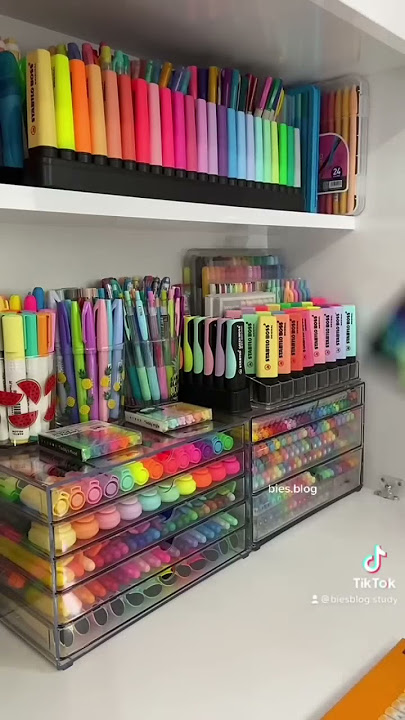 🌈 #kalem #kırtasiye #shorts #keşfet #stabilo #viral #stationery #study #desksetup