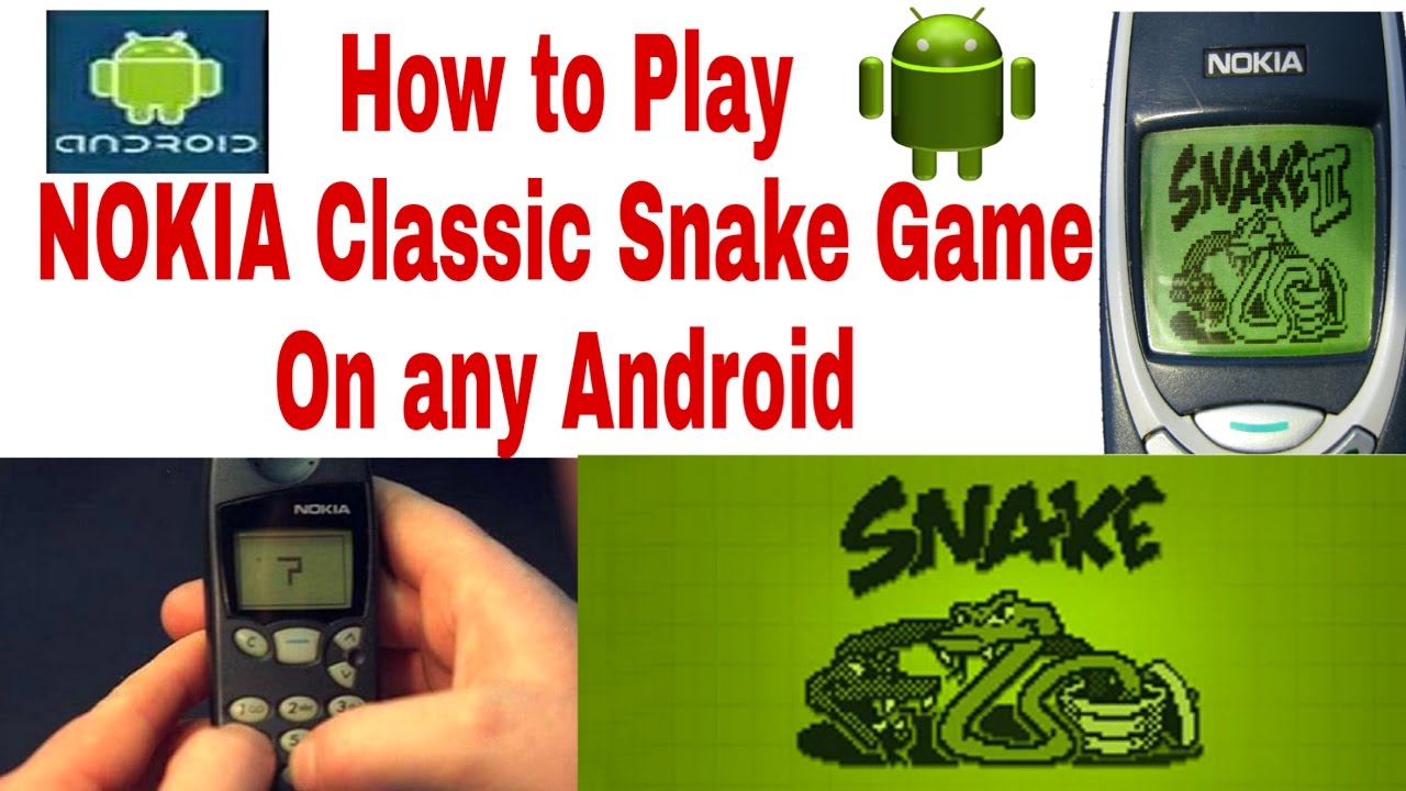 How to Play nokia snake game for android YouTube How to Play nokia snake game for android YouTube