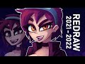 REHACIENDO UN DIBUJO DE HACE UN AÑO | 2021 - 2022 | Redraw, speedpaint