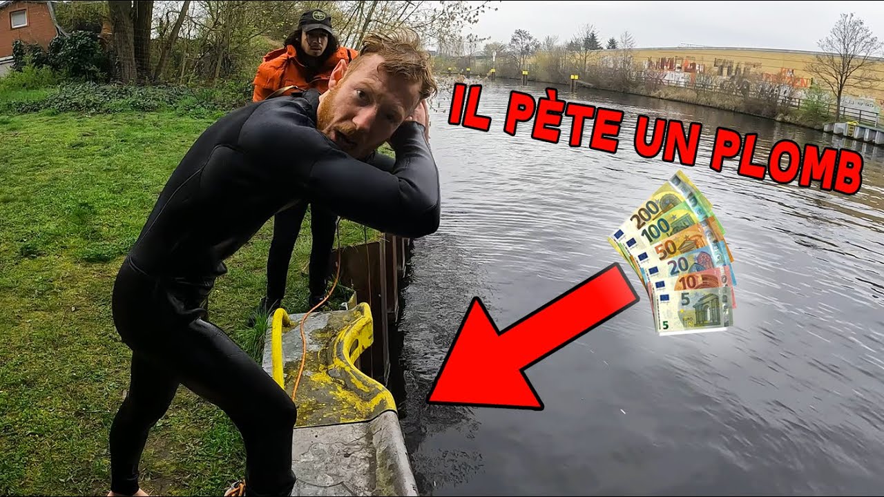 Мы теряем 350€ на дне воды: рыбалка с магнитом не удалась