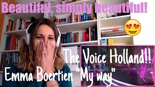 Blind Audition Reaction!! Emma Boertien 