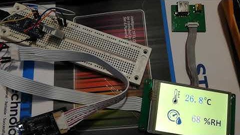 Wheater station with DHT22, Arduino and STVC035WT intelligent display