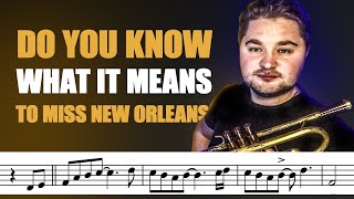 Do You Know What It Means To Miss New Orleans ON TRUMPET (sheet music)