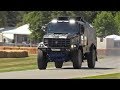 Kamaz Dakar Truck Drifts its way Up The Goodwood HillClimb - 1000HP 12.5 Liter Diesel V8