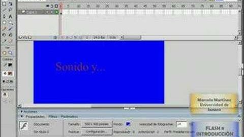 FLASH 8 Acciones básicas ActionScript