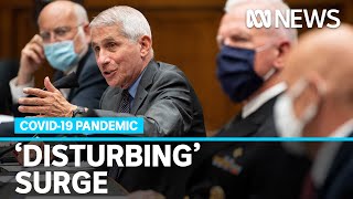 Dr Anthony Fauci warns of 'critical' weeks ahead for US states | ABC News