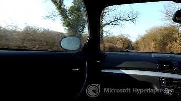 Microsoft Hyperlapse Pro 8X Test - Drive to work using Xiaomi Yi Action Camera