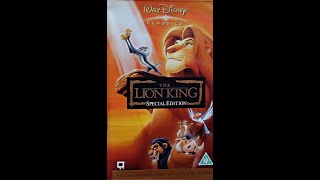 Opening to The Lion King Special Edition UK VHS