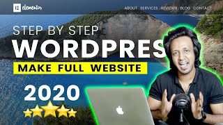 WORDPRESS ELEMENTOR TUTORIAL 2022 FOR BEGINNERS: How to Make a Full WordPress Website STEP by STEP