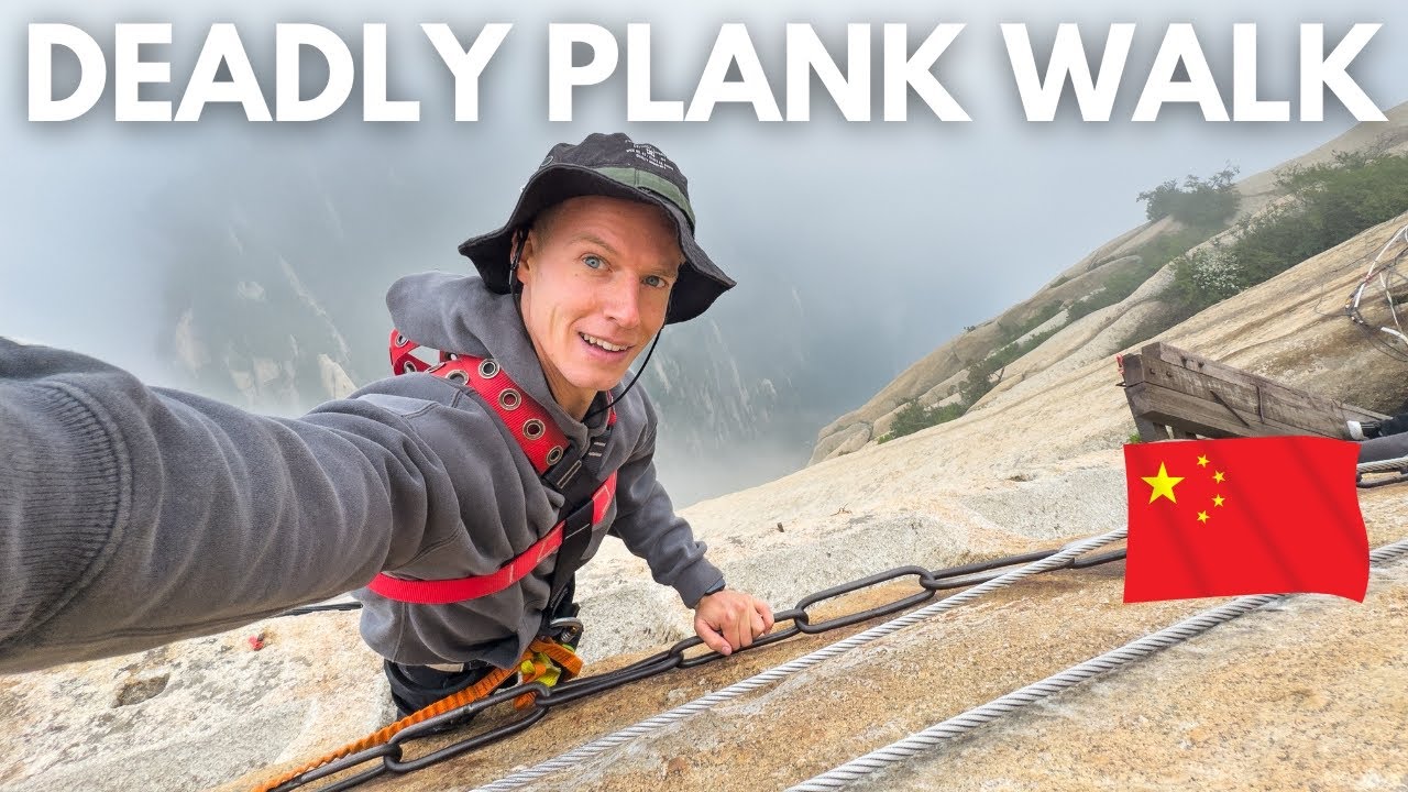 World's DEADLIEST Hike - CHINA'S Huashan Plank Walk 🇨🇳 - YouTube