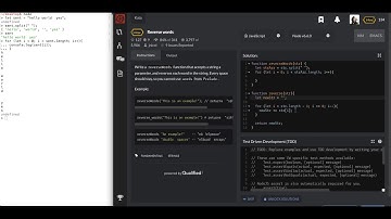 Code Wars Javascript Tutorial Reverse Words
