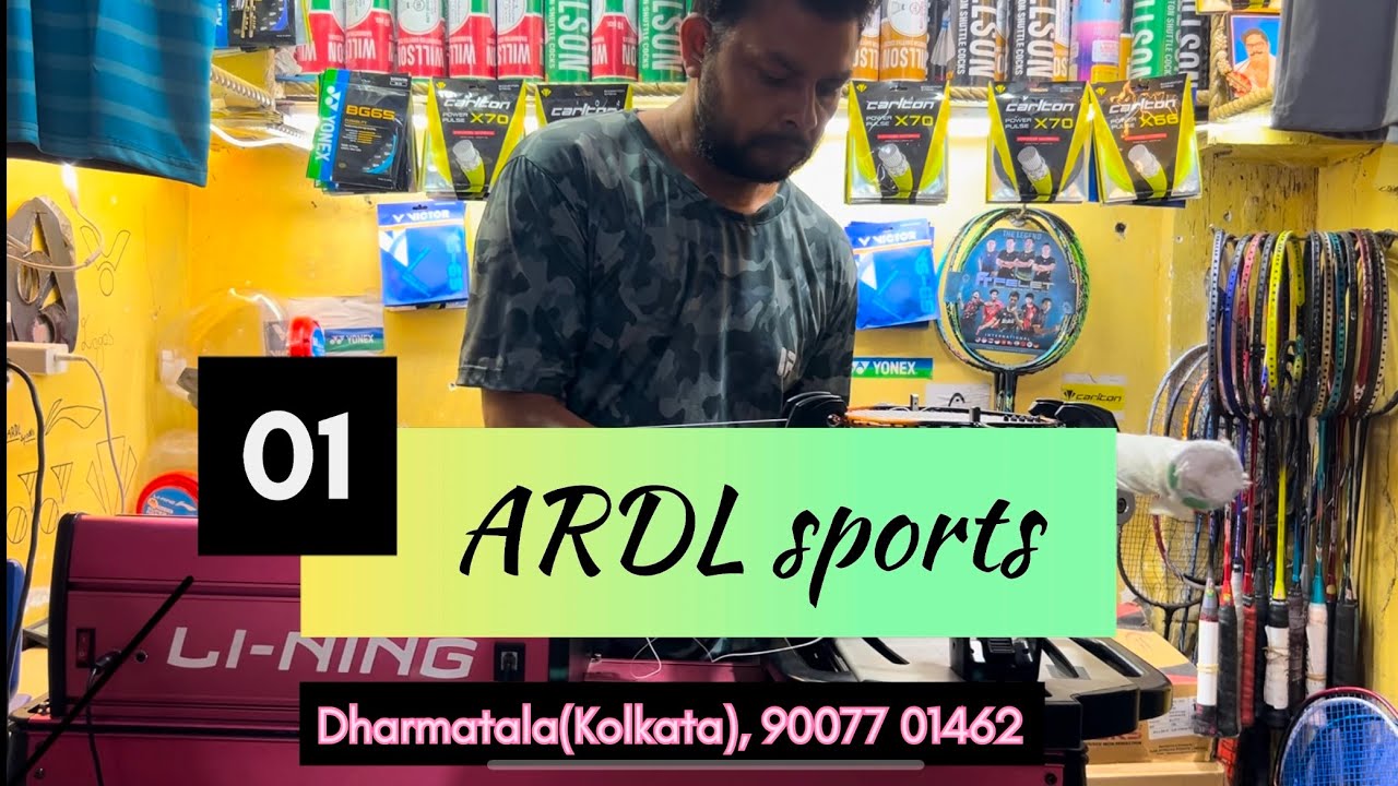 Yonex astrox smash Badminton racket stringing by AJAY DA 😍 