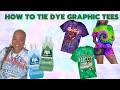 How To Tie Dye a Graphic Shirt