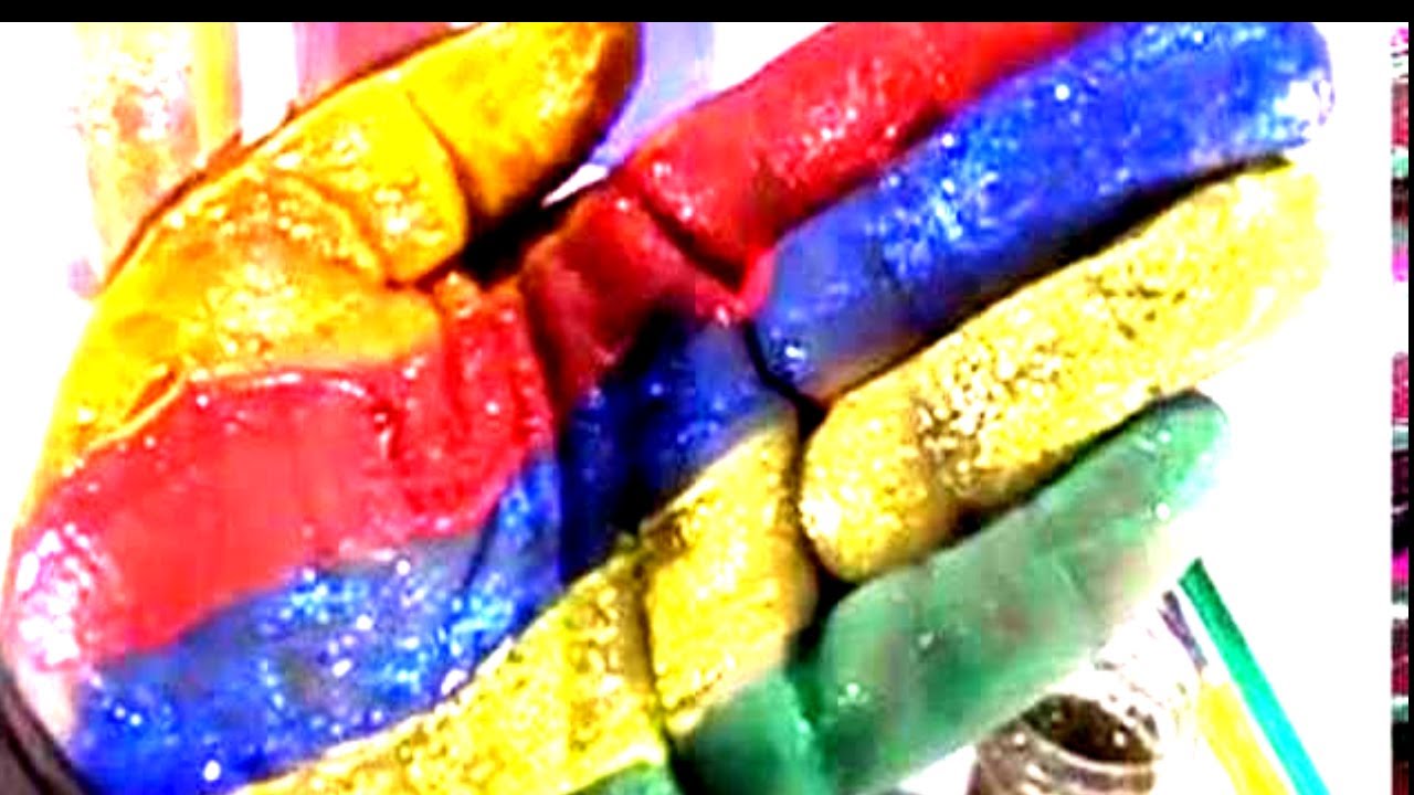 Learn Colors for Children Body Paint Finger Family Song Nursery Rhymes Learning Video