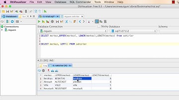 Yakın Kampüs - MySQL - Ders 12: LEFT, RIGHT, MID, LENGTH, LOWER ve UPPER komutlari