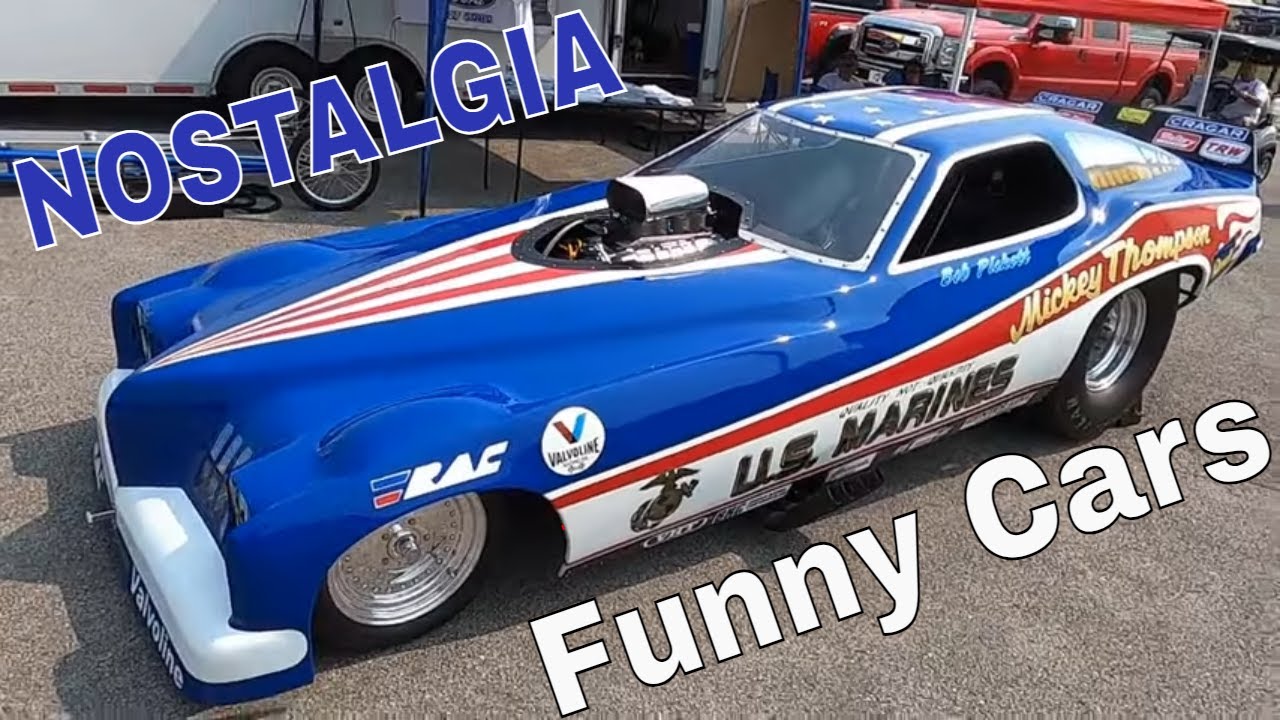 Nostalgia Funny Cars at Wally Park NHRA Nostalgia Nationals 2023
