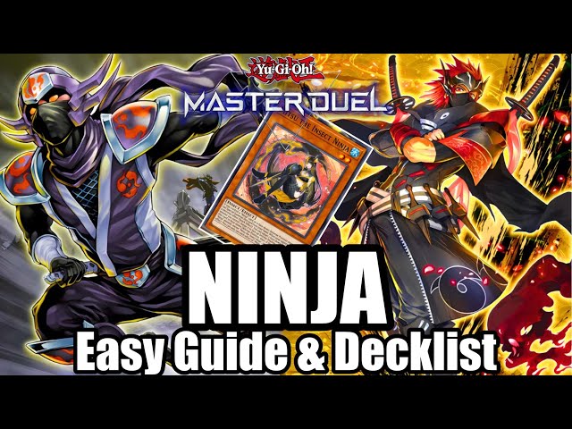 NINJA - EASY GUIDE & DECKLIST! [Yu-Gi-Oh! Master Duel] - YouTube
