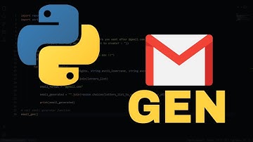 How to create an *EMAIL GENERATOR* in Python ~By Phano
