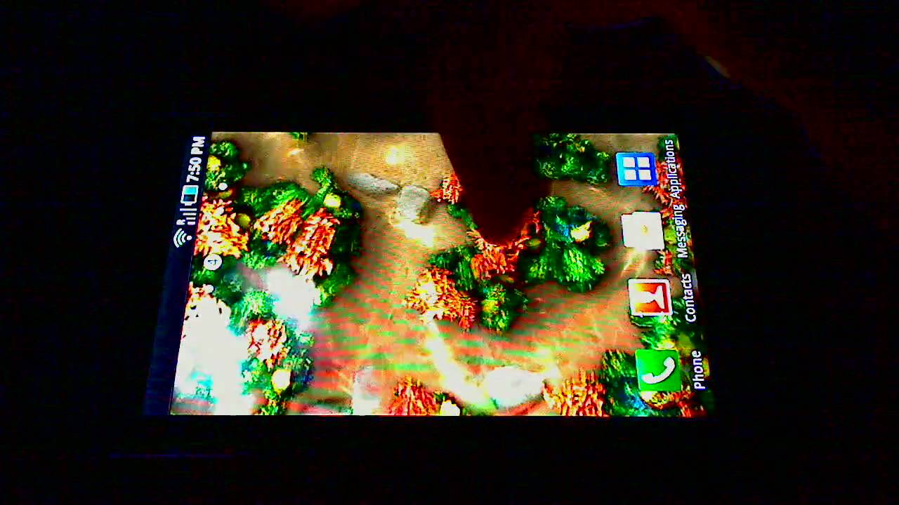 Live wallpaper demo for the Samsung Galaxy S - YouTube