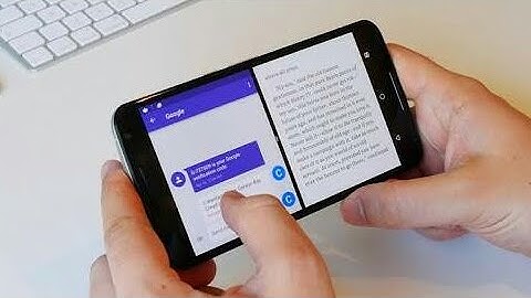 MIUI 9 split-screen feature.