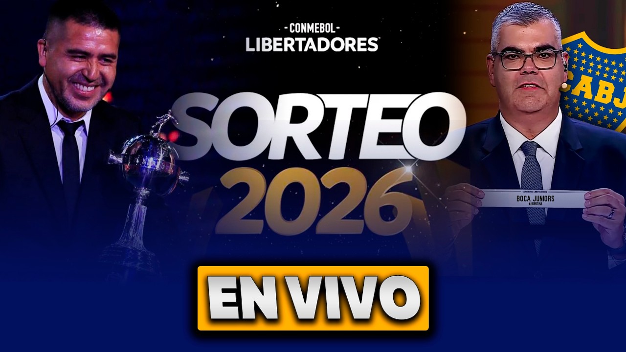 🔥SORTEO de la COPA LIBERTADORES 2026 - YouTube