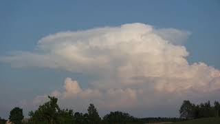 Chmura Burzowa Cumulonimbus Capillatus Incus
