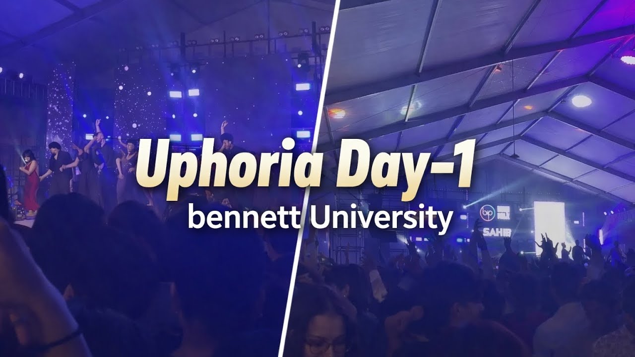 Uphoria 2k26 day-1 | #uphoria #bennett #university #reels #trending #youtube #viralvideos |