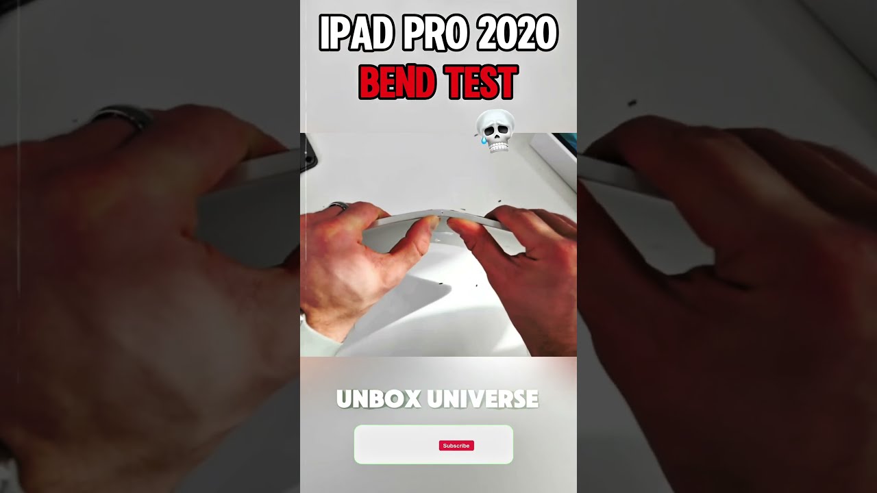 IPad Pro 2020 BEND TEST IT SNAPPED IN SECONDS SHOCKING ENDING Viralvideo