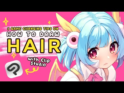 【TUTORIAL】 The 7 tips you'll ever need to draw ANIME HAIR