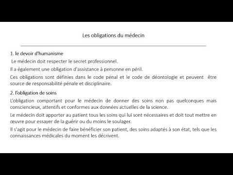 Vidéo: Médecin Anesthésiste - Les Spécificités De La Profession, Les Responsabilités
